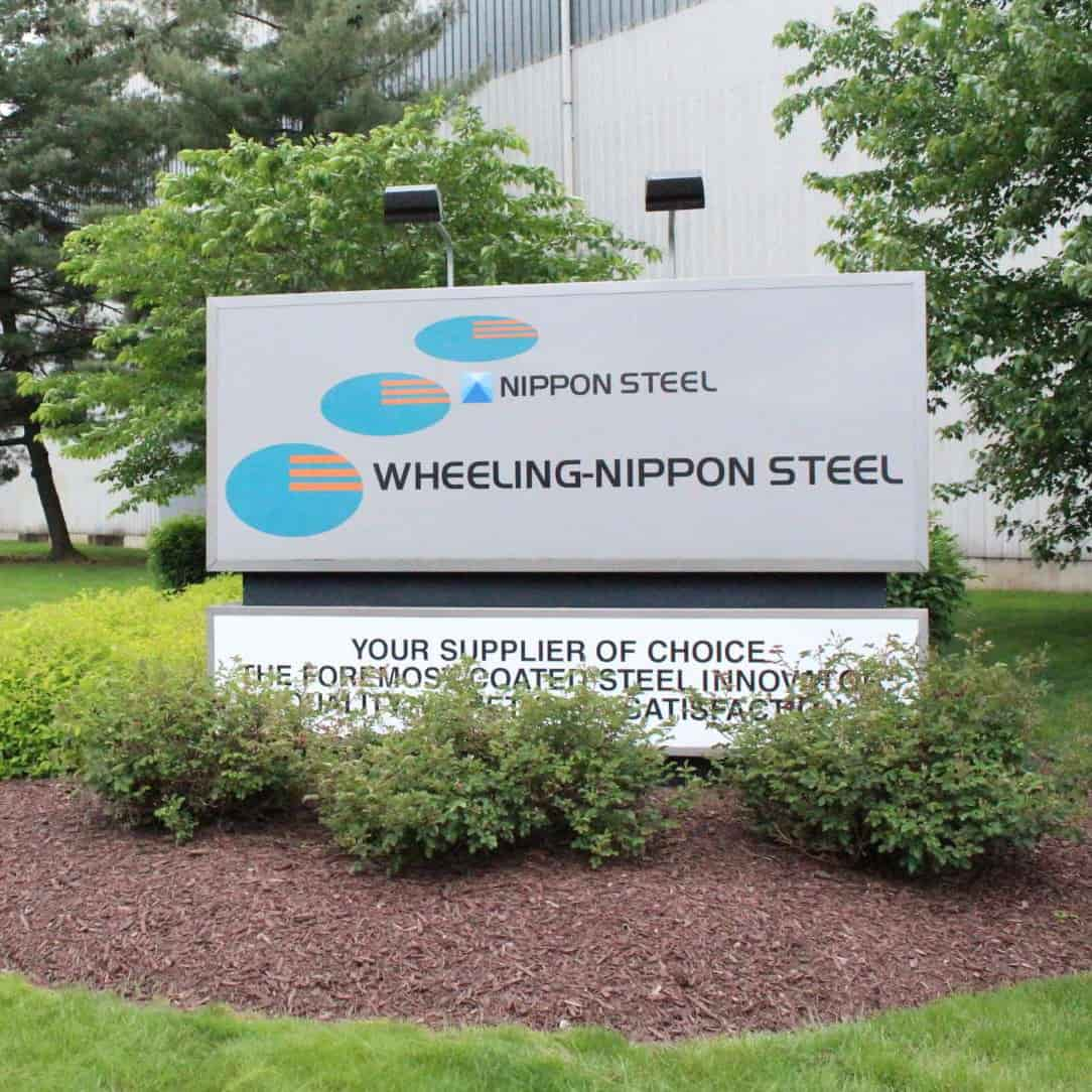 Steel Industry | WV Steel | Steel Manufacturers Near Me | Wheeling-Nippon Steel Sign