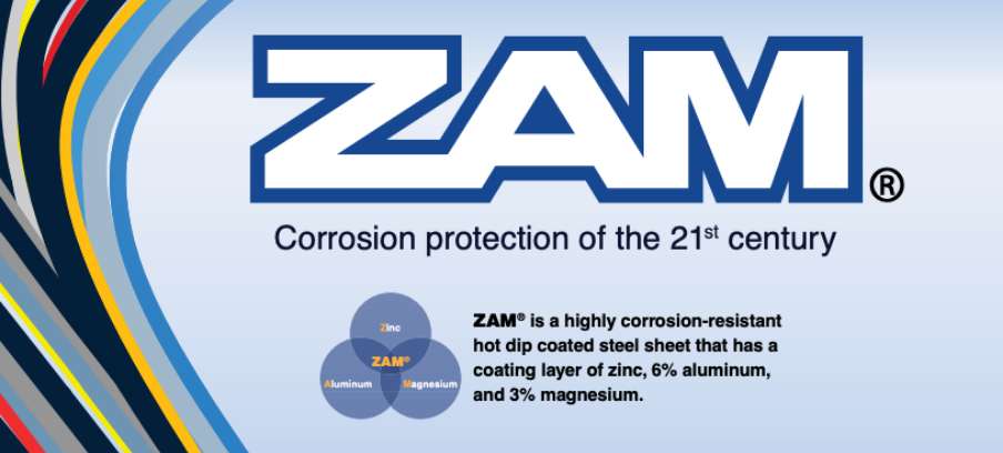 ZAM Coated Steel | ZAM Brochure Image