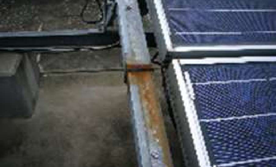 ZAM Corrosion Resistance | Steel frame for solar panel | Corroded Galvanized Steel Frame